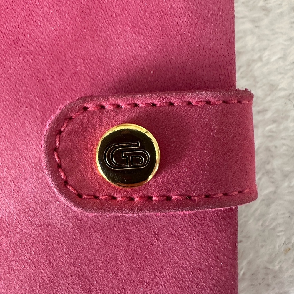 Vintage Christian Dior Pink and Gold Memo Pad - Picture 5 of 11